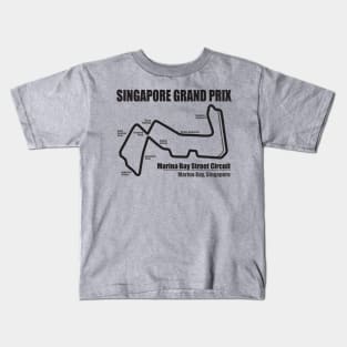 Singapore Grand Prix LS Kids T-Shirt